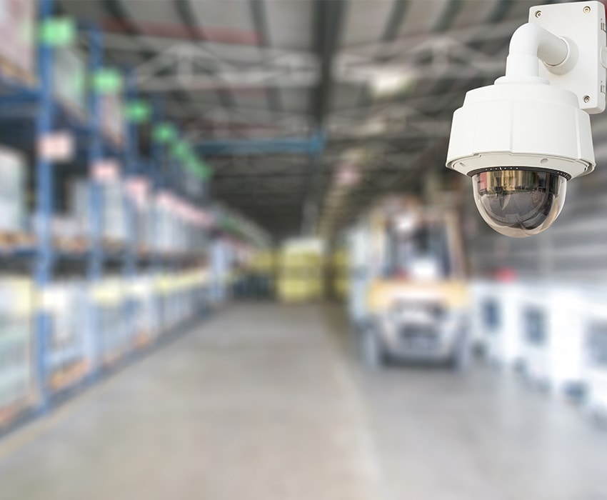 Security Camera in a Warehouse