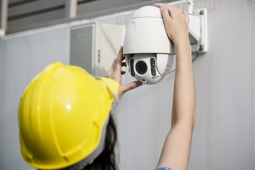 Powering clearance security cameras